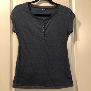 GAP | Dark Gray Short Sleeve Shirt Top